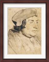 Framed Portrait of a Scholar or Cleric