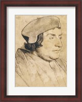 Framed Portrait of a Scholar or Cleric