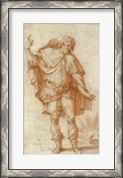 Framed Study of a Male Figure