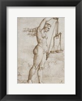 Framed Allegory of Justice