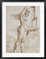 Framed Allegory of Justice