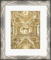 Framed Study for a Ceiling