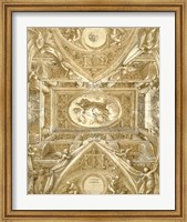 Framed Study for a Ceiling