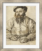 Framed Portrait of a Bearded Man