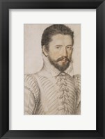 Framed Portrait of a Bearded Man Wearing a Slashed Doublet