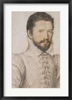 Framed Portrait of a Bearded Man Wearing a Slashed Doublet