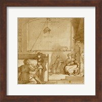 Framed Taddeo in the House of Giovanni Piero Calabrese