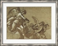 Framed Angel Musicians