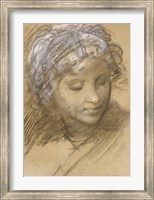 Framed Head of a Female Figure