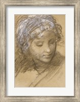 Framed Head of a Female Figure