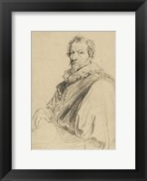 Framed Portrait of Hendrick van Balen