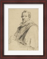 Framed Portrait of Hendrick van Balen
