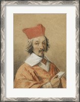 Framed Portrait of Armand-Jean du Plessis, Cardinal de Richelieu