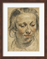 Framed Head of a Woman