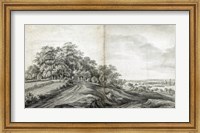 Framed Landscape with Haymakers