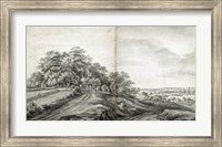 Framed Landscape with Haymakers