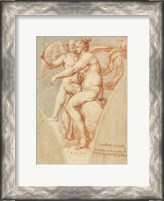 Framed Venus and Cupid after Raphael