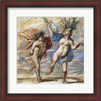 Framed Apollo and Daphne