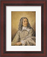 Framed Portrait of M. Quatrehomme du Lys