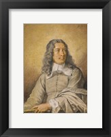 Framed Portrait of M. Quatrehomme du Lys