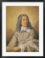 Framed Portrait of M. Quatrehomme du Lys