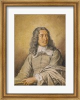 Framed Portrait of M. Quatrehomme du Lys
