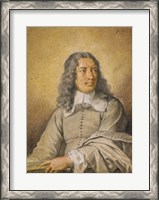 Framed Portrait of M. Quatrehomme du Lys