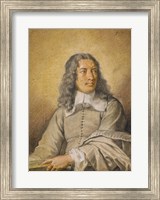 Framed Portrait of M. Quatrehomme du Lys