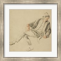 Framed Seated Peasant