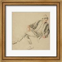 Framed Seated Peasant