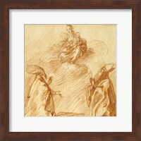 Framed Virgin and Child Appearing to Two Bishops