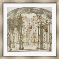 Framed Courtyard of a Palace: Project for a Stage