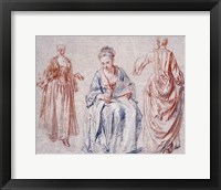 Framed Studies of Three Women