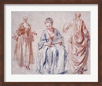 Framed Studies of Three Women