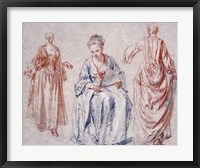 Framed Studies of Three Women