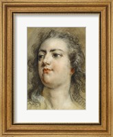 Framed Head of King Louis XV