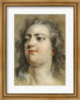 Framed Head of King Louis XV