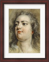 Framed Head of King Louis XV