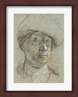 Framed Self-Portrait Wearing a Cloth Hat