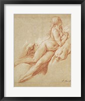 Framed Study of a Reclining Nude