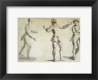 Framed Three Figure Studies