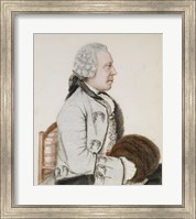 Framed Portrait of Charles-Benjamin de Langes