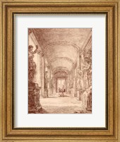 Framed Draftsman in the Capitoline Gallery