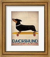 Framed Dachshund Longboards