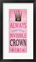 Framed Invisible Crown - Pink