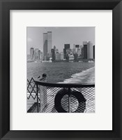 Framed View from Staten Island Ferry
