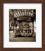 Framed Metropolitain (Paris) II