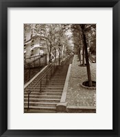 Framed Steps of Montmartre