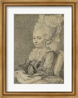 Framed Portrait of a Young Woman