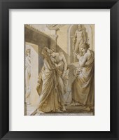 Framed Father of Psyche Consulting the Oracle of Apollo